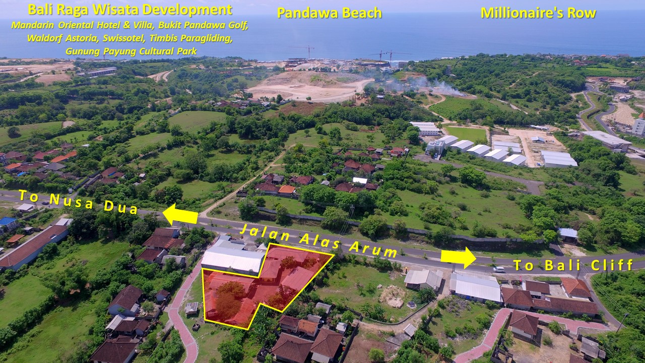 exceptional freehold beachfront land in Ungasan