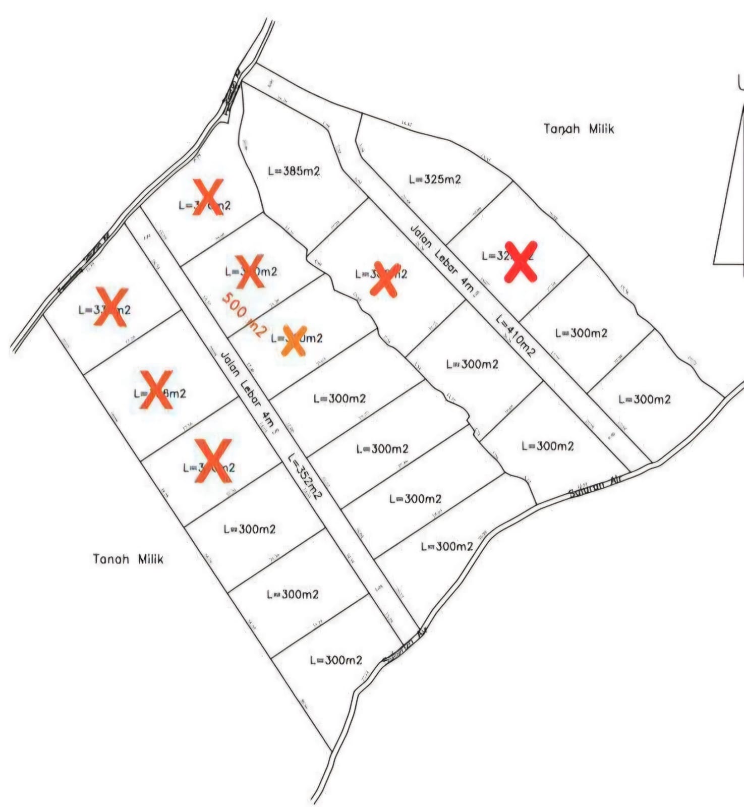 Freehold Investment Land 100m From Mengening Beach Cemagi